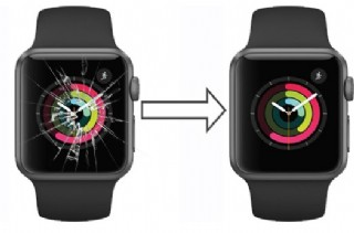 Troca de vidro touch da tela Apple Watch Serie 1 42mm