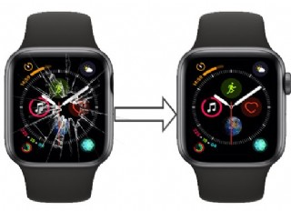 Troca de vidro touch da tela Apple Watch Serie 4 44mm